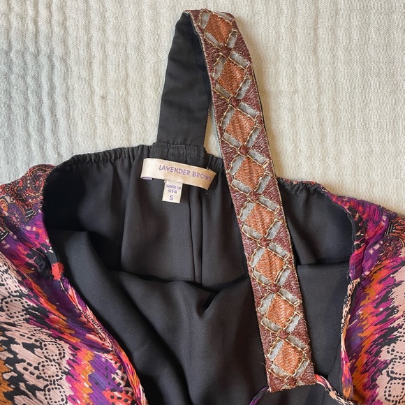 Lavender Brown Backless Dress - Picture 3 of 3